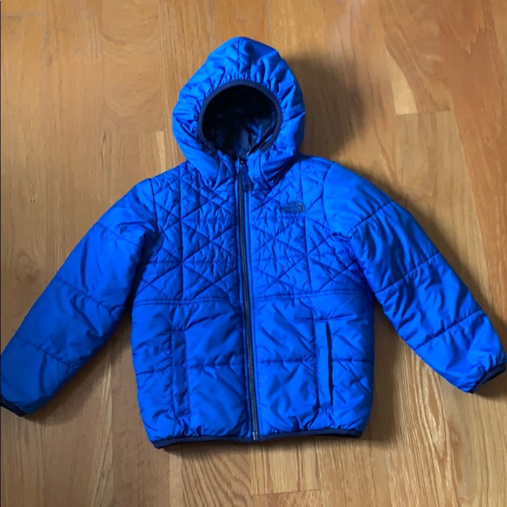 The North Face Boy Puffy Jacket Reversible size 6